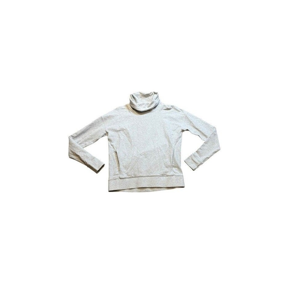 Lululemon Go Forward Pullover Funnel Neck Thumbholes Pockets Women's Size 6